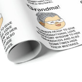 Oma Großmutter Geburtstag Geschenkpapier (Rolleneckpunkt)