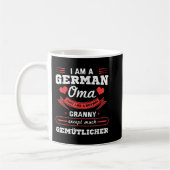 Oma Großmutter Granny Deutschland Oma Kaffeetasse (Links)