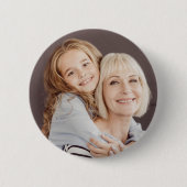 Oma Großmutter Großkinder Foto Button (Vorderseite)