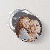 Oma Großmutter Großkinder Foto Button (Vorne & Hinten)