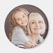 Oma Großmutter Großkinder Foto Magnet (Vorne)