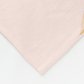 Oma Großmutter Zitat Aquarellfarbe Rosa Blüte Fleecedecke (Ecke)