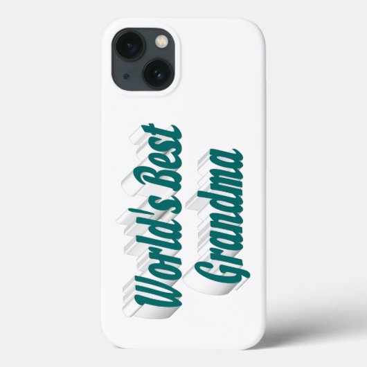 Oma grüne Typografie Case-Mate iPhone Hülle (Rückseite)