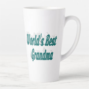 Oma-grüne Typografie Milchtasse