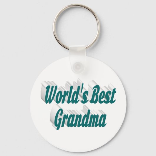 Oma grüner Text Schlüsselanhänger (Vorderseite)