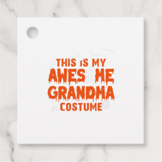 Oma Halloween-Kostüm Oma Geschenkanhänger