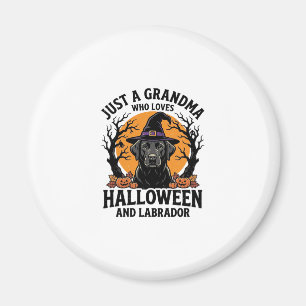 Oma Halloween Labrador Lustig Vintage_1 Magnet