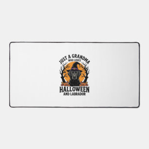 Oma Halloween Labrador Lustig Vintage_1 Schreibtischunterlage