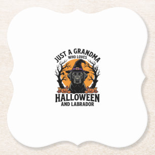 Oma Halloween Labrador Lustig Vintage_1 Untersetzer