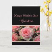 Oma Happy Mother Day Rose Card Karte (Gelbe Blume)