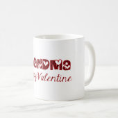 Oma Happy Valentine Niedliche Kupidrepografie Kaffeetasse (VorderseiteRechts)