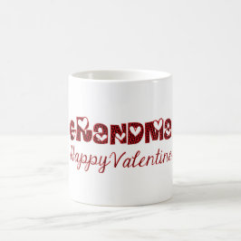 Oma Happy Valentine Niedliche Kupidrepografie Kaffeetasse