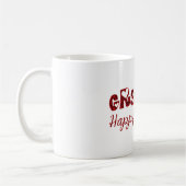 Oma Happy Valentine Niedliche Kupidrepografie Kaffeetasse (Links)
