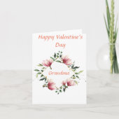 Oma Happy Valentine's Day Karte (Vorderseite)