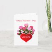 Oma Happy Valentine's Day Karte (Vorderseite)