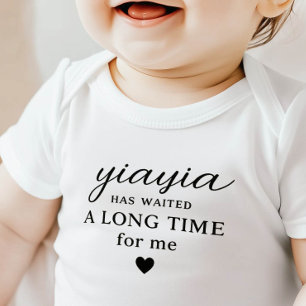 Oma hat Baby-Body gewartet Geschenk Baby Strampler