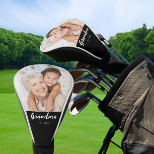 Oma hat modernes Schriftfoto eingerichtet Golf Headcover