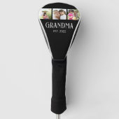 Oma hat modernes Skript 3 Foto eingerichtet Golf Headcover (Vorderseite)