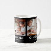 Oma hat modernes Skript 3 Foto eingerichtet Kaffeetasse (VorderseiteRechts)