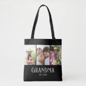 Oma hat modernes Skript 3 Foto eingerichtet Tasche (Vorderseite)