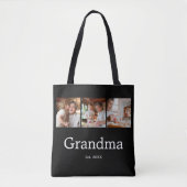 Oma hat modernes Skript 3 Foto eingerichtet Tasche (Vorderseite)
