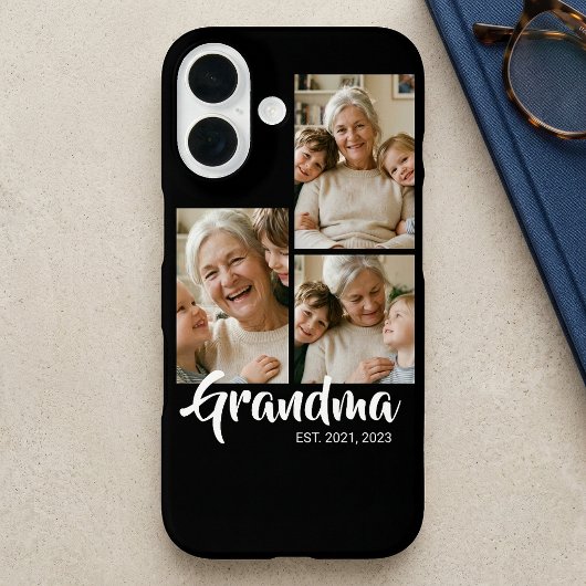 Oma hat modernes Skript Schwarz 3 Foto eingerichte Case-Mate iPhone Hülle