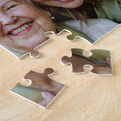 Oma hat modernes Skript Schwarz 3 Foto eingerichte Puzzle (Seite)