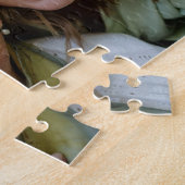 Oma hat modernes Skript Schwarz 3 Foto eingerichte Puzzle (Seite)