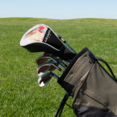 Oma hat modernes Skriptfoto eingerichtet Golf Headcover (In SItu)