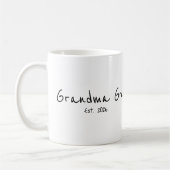 Oma hat neue Oma-Geschenke etabliert Kaffeetasse (Links)