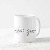 Oma hat neue Oma-Geschenke etabliert Kaffeetasse (VorderseiteRechts)