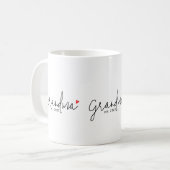 Oma hat neue Oma-Geschenke etabliert Kaffeetasse (Vorderseite Links)