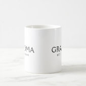 Oma hat neue Oma-Geschenke etabliert Kaffeetasse (Mittel)