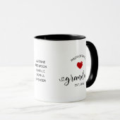 Oma hat neue Oma-Geschenke etabliert Tasse (VorderseiteRechts)