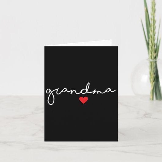 Oma Heart Karte (Vorderseite)