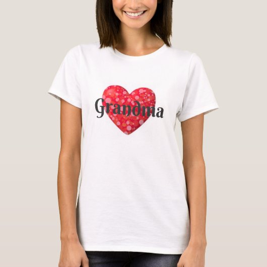 Oma Heart T - Shirt (Vorderseite)
