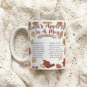 Oma Herbst-Apfelkuchen-Rezept Kaffeetasse