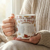 Oma Herbst-Apfelkuchen-Rezept Kaffeetasse