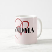 Oma Herz1 Kaffeetasse (VorderseiteRechts)