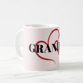 Oma Herz1 Kaffeetasse (Vorderseite Links)