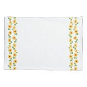 Oma hübsche Sonnenblumen Monogramm CC0293 Kissenbezug (Rückseite)