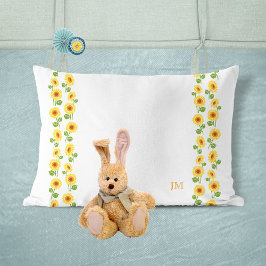 Oma hübsche Sonnenblumen Monogramm CC0293 Kissenbezug