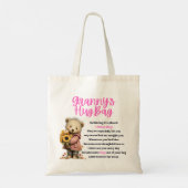 Oma-Hug-Tasche (Einzel) Tragetasche (Rückseite)