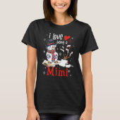 Oma I Liebe als Mimi Snowman Familienfeier T-Shirt (Vorderseite)