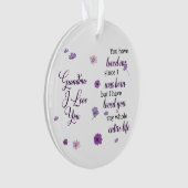 Oma I Liebe Sie Ornament (Vorderseite)