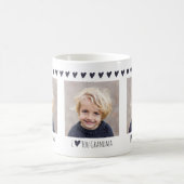 Oma ich liebe dich Elegant Einfach Kaffeetasse (Mittel)