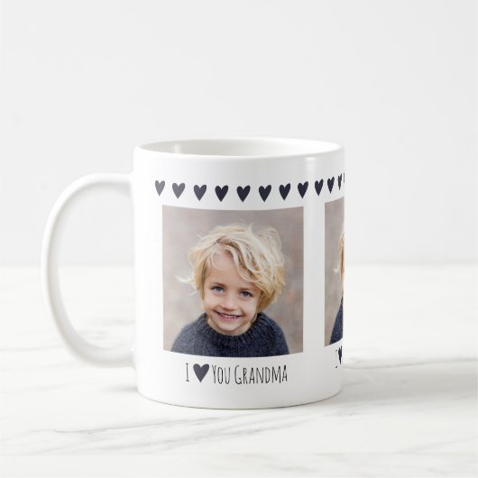 Oma ich liebe dich Elegant Einfach Kaffeetasse (Links)