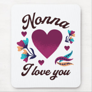 Oma ich liebe dich, Großmutter ich liebe dich Mousepad