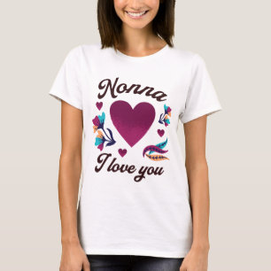 Oma ich liebe dich, Großmutter ich liebe dich T-Shirt