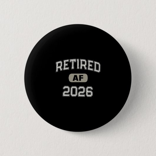 Oma im Ruhestand ab 2026 Vater Urlaub Mutter Kreuz Button (Vorderseite)